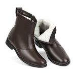 Bota de Frio - Chealsea em Couro de Carneiro e Lã - Torino Marrom