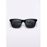 Óculos de Sol Unissex Zyon Preto com Haste Transparente – Proteção UVA/UVB