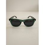 Óculos de Sol Unissex Zyon Verde Escuro Translúcido com Lentes Pretas – Proteção UVA/UVB