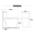 Vaso Com Caixa Acoplada Turquia Inowar