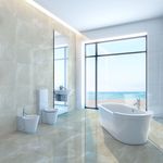 Porcelanato Delta Fuji Sand Polido 63x63cm