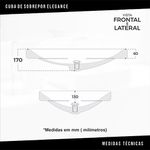 Cuba Semi Embutida Elegance Branca Inowar