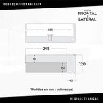 Cuba Semi Encaixe Nahi Baby Inowar 