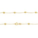 Corrente Veneziana com Bolinhas em Ouro 18K