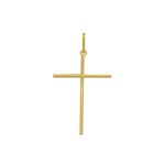 Pingente Cruz Palito Grande Ouro 18K