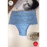 CALCINHA EM MICROFIBRA E RENDA HOT PAINT- preto