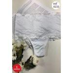 CALCINHA EM MICROFIBRA E RENDA HOT PAINT- preto