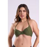 BUSTO PRAIA MEIA TAÇA SEM BOJO-VERDE MILITAR