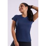 BABY LOOK EM DRY FIT-AZUL MARINHO