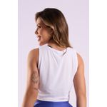 CROPPED REGATA EM DRY FIT-BRANCA