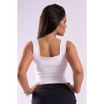 REGATA BASICA DECOTE QUADRADO- branco