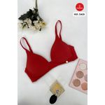  SUTIÃ AVULSO EM COTTON BOJO GOTA COM BASE DUPLA REFORÇADA- rubi