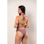 BIQUINI CORTININHA TEXTURIZADO COM CALCINHA BOMBOM-SATIN