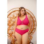 BIQUINI PLUS SIZE CANELADO SEM BOJO ACESSÓRIO ENTREMEIO BOJO ALÇAS E BASE REFORÇADA COM CALCINHA TRADICIONAL- pitaia