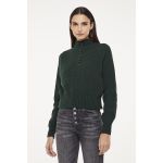 Pull Tricot Fechamento Rolote Animale Jeans
