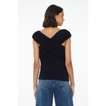 Blusa De Malha Decote Cruzado Animale Jeans