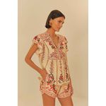 Blusa Bata Mandala De Caju Farm