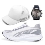 Tênis Masculino Esportivo+ Relógio + Boné Brinde