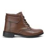 Bota Coturno Feminina Marrom