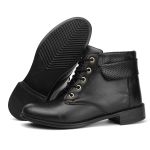 Kit Bota Coturno e Bota Montaria Feminina Preta