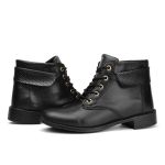Bota Coturno Feminina Preta