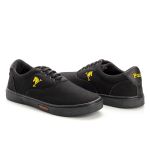 Sapatênis Masculino Casual Preto Sola Preta