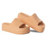 Chinelo Slide Feminino Caramelo
