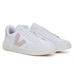 Tênis Vert V-12 Couro Branco/ Rosa 