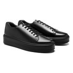 Tênis Sneakers 19659 Preto Solado Preto