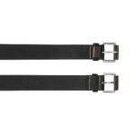 Cinto Couro Masculino Casual 17061 Preto e Café