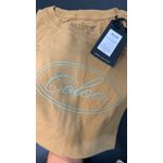 T-SHIRT CLC EMBORRACHADA MOSTARDA