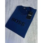 T-SHIRT BOSS AZUL MARINHO BORDADO