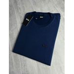 T-SHIRT BASICA EMBORRACHADA AZUL MARINHO