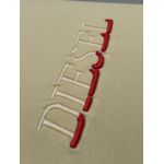 T-SHIRT BORDADA DIF DIESEL