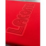 T-SHIRT L EMBORRACHADA VERMELHA