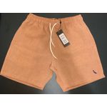 SHORT EM LINHO C DETALHE BORDADO AREIA