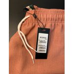 SHORT EM LINHO C DETALHE BORDADO GOIABA