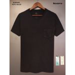 T-SHIRT RV BASICA PRETA BOLSO