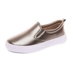 Slip On Cecilia - Metalizado Grafite