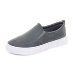 Slip On Melissa - Suede Azul Petróleo