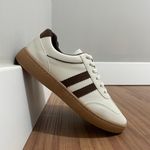 Tênis Rafa Off White/Café