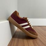 Tênis Diana - Vinho/Camurça Caramelo