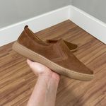 Slip On Camila - Couro Camurça Caramelo 