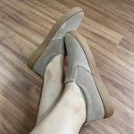 Slip On Camila - Couro Camurça Areia