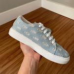 Tênis Lívia - Jeans/Glitter Prata (SOLA BAIXA)