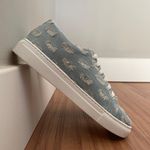Tênis Lívia - Jeans/Glitter Prata (SOLA BAIXA)