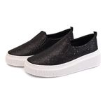 Slip On Stella - Brilho Preto