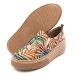 Slip On Melina - Floresta Color Sola Castanha