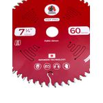 Disco De Serra Circular Mdf 185x60 7 1/4 Samuray (japonesa)