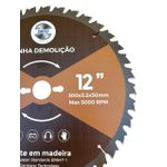 Disco De Serra Circular Madeira De Demolição C/prego 300x36